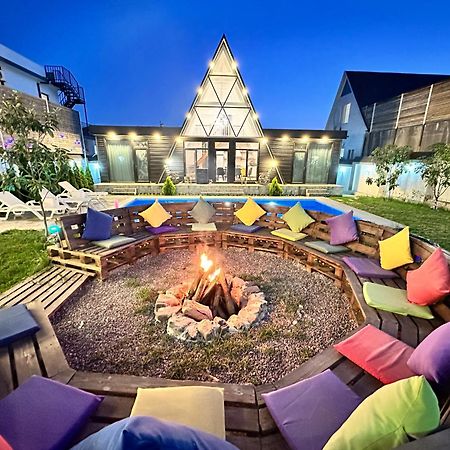 Qafqaz Mountside Chalet Gabala Exterior foto