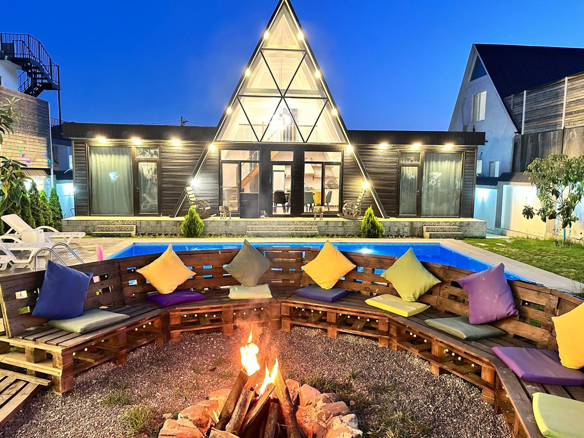 Qafqaz Mountside Chalet Gabala Exterior foto