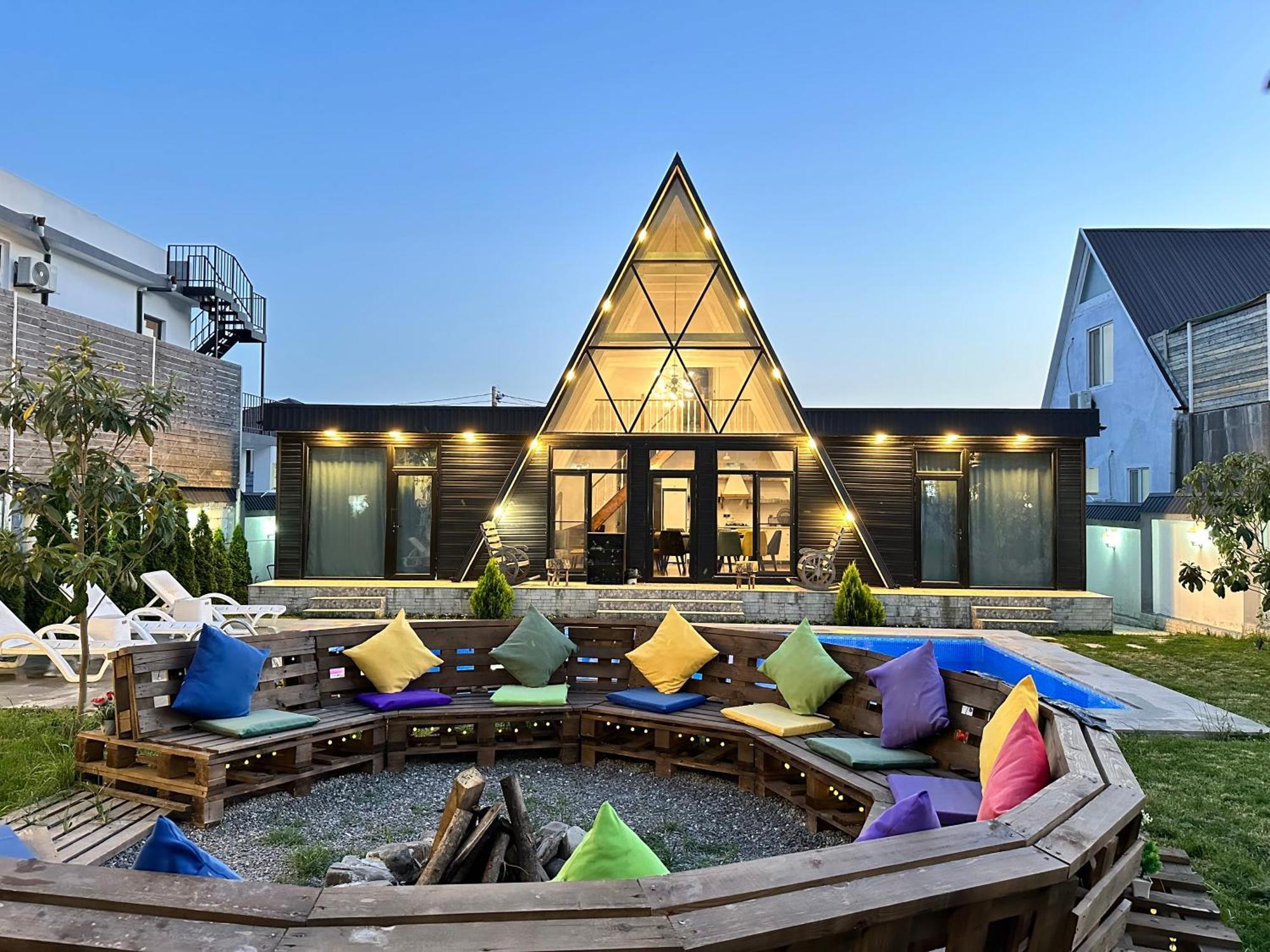 Qafqaz Mountside Chalet Gabala Exterior foto